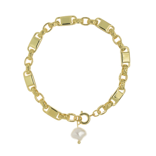 Trendy bracelet with pearl